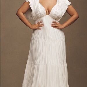 BHLDN White Maxi Dress